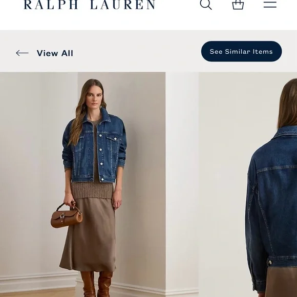 Ralph Lauren Blue Denim Classic Jacket L - Picture 2 of 16